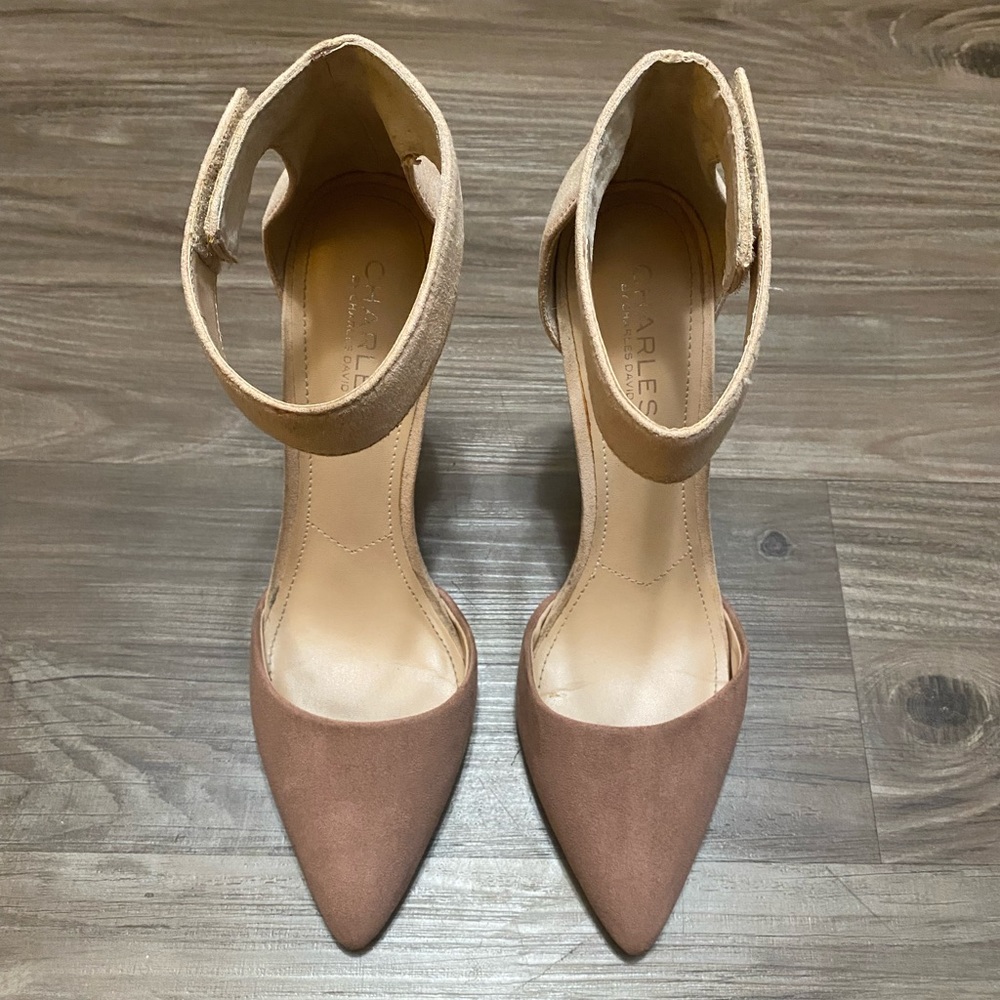 Charles David Pointer Neutral Pink Colorblock Sti… - image 4